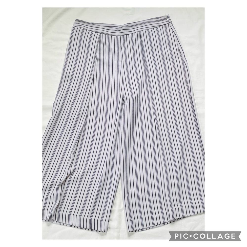 Lord and Taylor Striped Wide Leg Pants